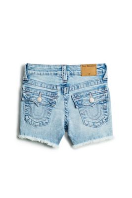 true religion girls shorts