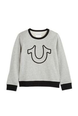 true religion white sweater