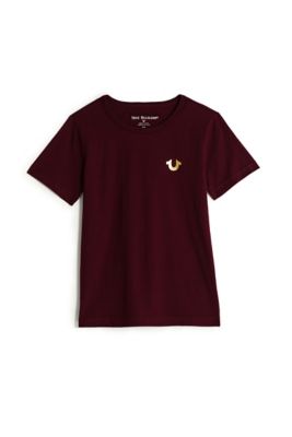 maroon true religion shirt