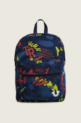 true religion tie dye backpack