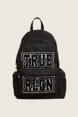 true religion backpack white