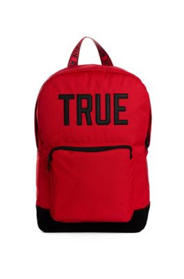 true religion backpack red