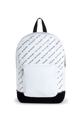 black and white true religion backpack