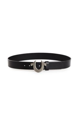 true religion mens horseshoe buckle belt