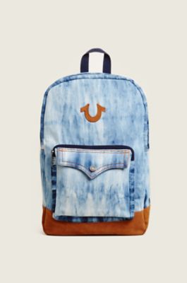 true religion denim backpack