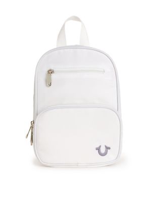 true religion backpack white
