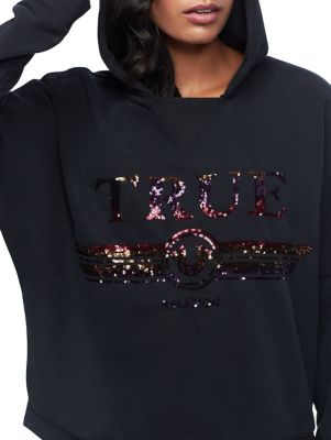 sequin hoodie mens