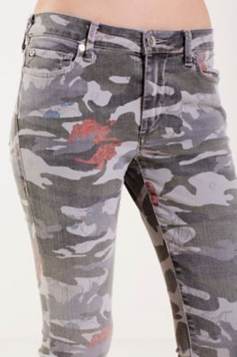 super skinny camo jeans