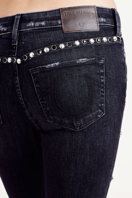 rhinestone jeans womens