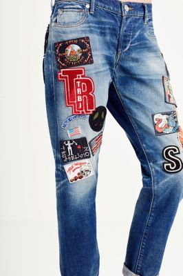 true religion patch jeans