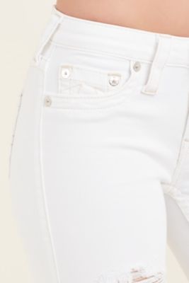 white ripped womens jeans