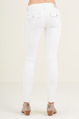 true religion white skinny jeans