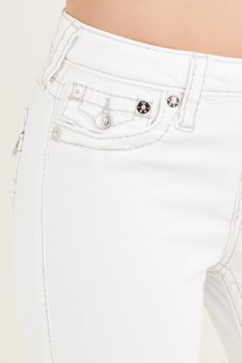 all white true religion outfit