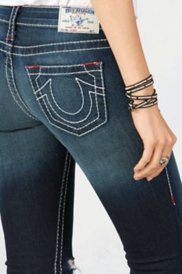 Ripped Skinny Jeans for Women - True 