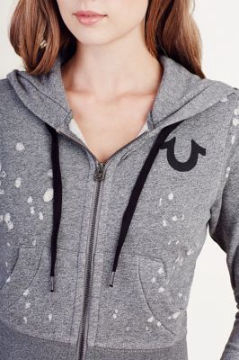 distressed hoodie womens