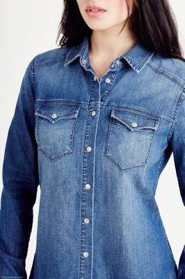 true religion denim shirts & tops