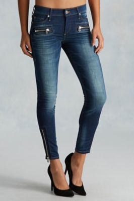 halle super skinny cargo moto womens jean