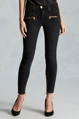 true religion black moto jeans