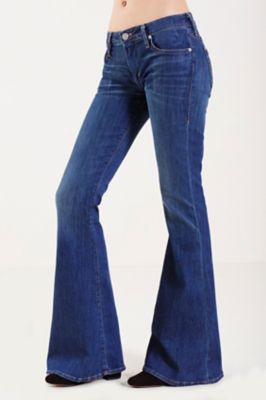 womens flare jeans short