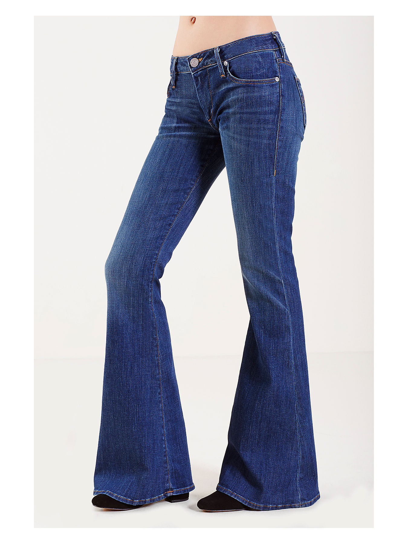 True Religion Low Rise jeans blauw Jeans-look Mode Spijkerbroeken Low Rise jeans 
