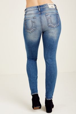 true religion high rise super skinny jeans