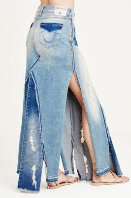 true religion jean skirt