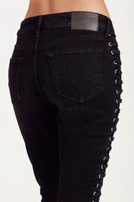 Super Skinny Lace Up Jeans For Women True Religion 