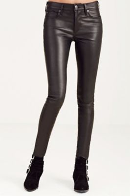 LEATHER HALLE SUPER SKINNY WOMENS PANT 