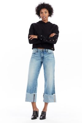 CROP CUFFED BROOKLYN WOMENS JEAN