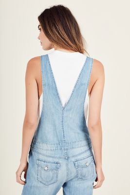 gap distressed overalls