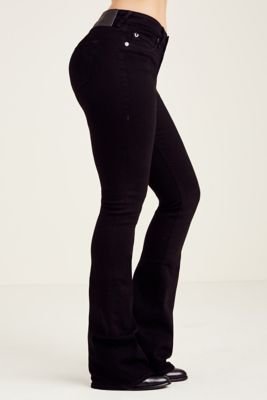 bell bottom ankle jeans
