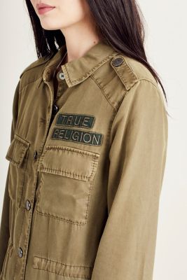 true religion military jacket