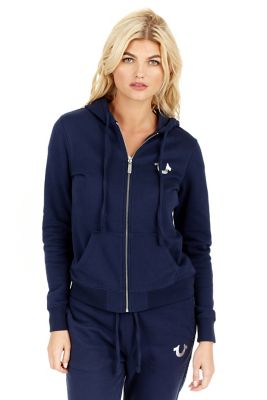 true religion womens zip up hoodie