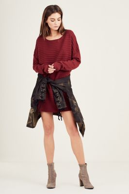 true religion sweater dress