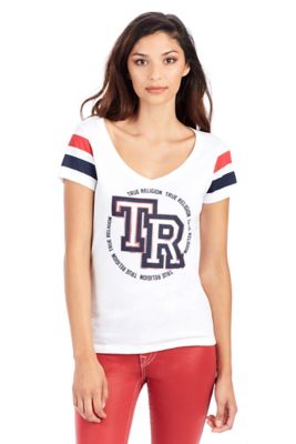 red true religion shirt womens