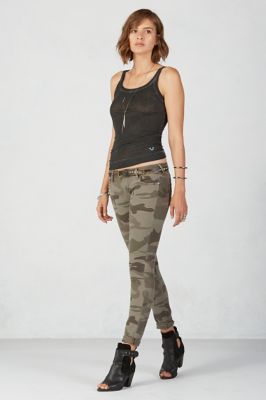 womens skinny camo pants