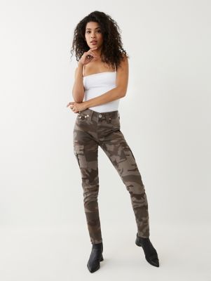 skinny camo cargo pants