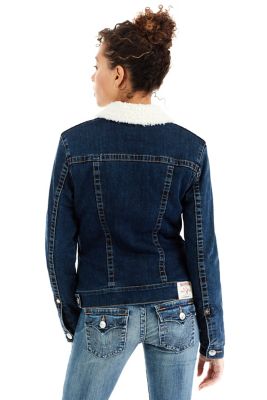 true religion sherpa trucker jacket