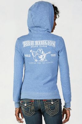 navy blue true religion hoodie