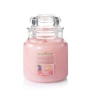 fresh cut roses small jar candles image number 0