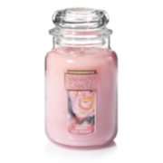 fresh cut roses pink candles