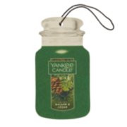 balsam and cedar car jar on transparent background