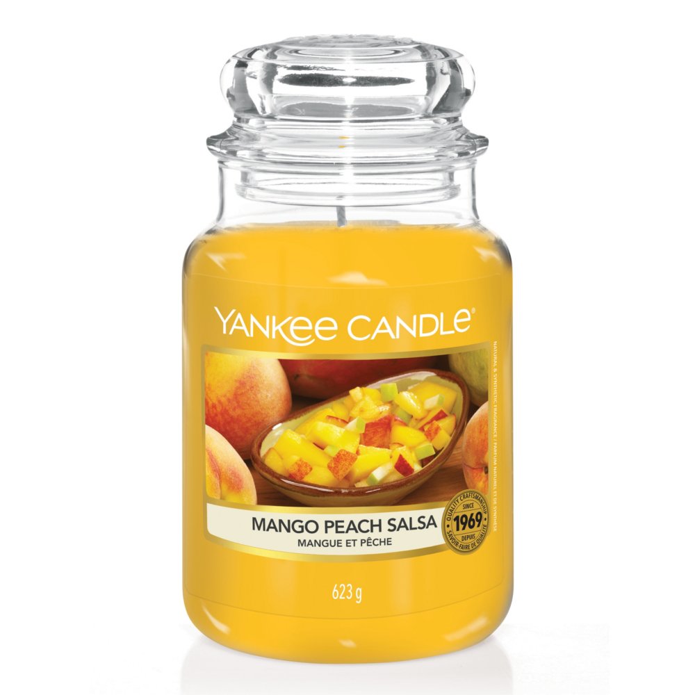 Mango Peach Salsa Original Large Jar Candle - Original Large Jar Candles | Yankee Candle