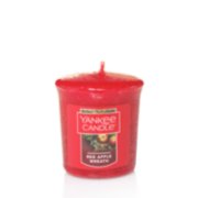 red apple wreath samplers votive candles