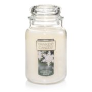sparkling snow white candles