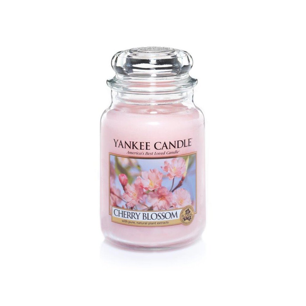 ☆☆CHERRY BLOSSOM☆☆ LARGE YANKEE CANDLE JAR~FREE SHIPPING☆☆FLORAL SCENT 