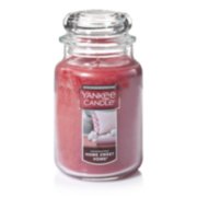 home sweet home pink candles