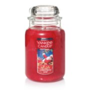 christmas eve large jar candles