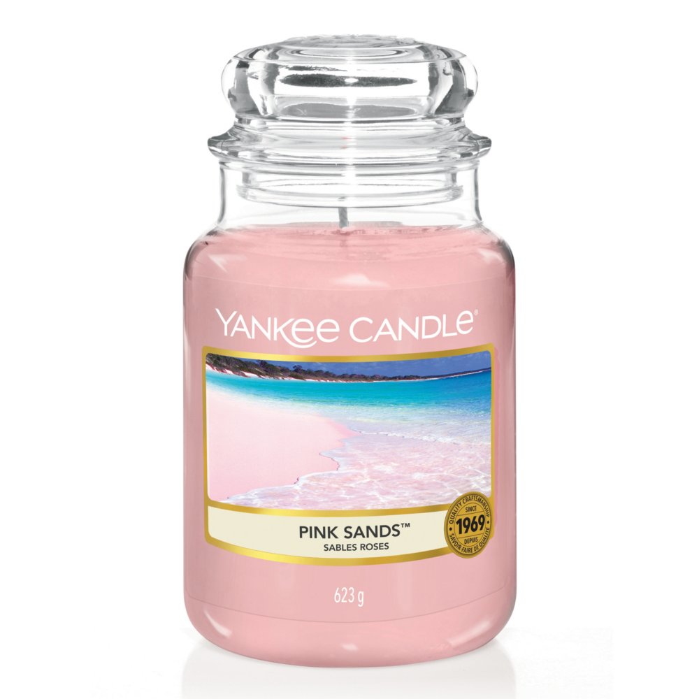 Sables roses Grande bougie jarre Originale - Grandes bougies Originales | Yankee Candle