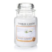 fluffy towels original large jar candle